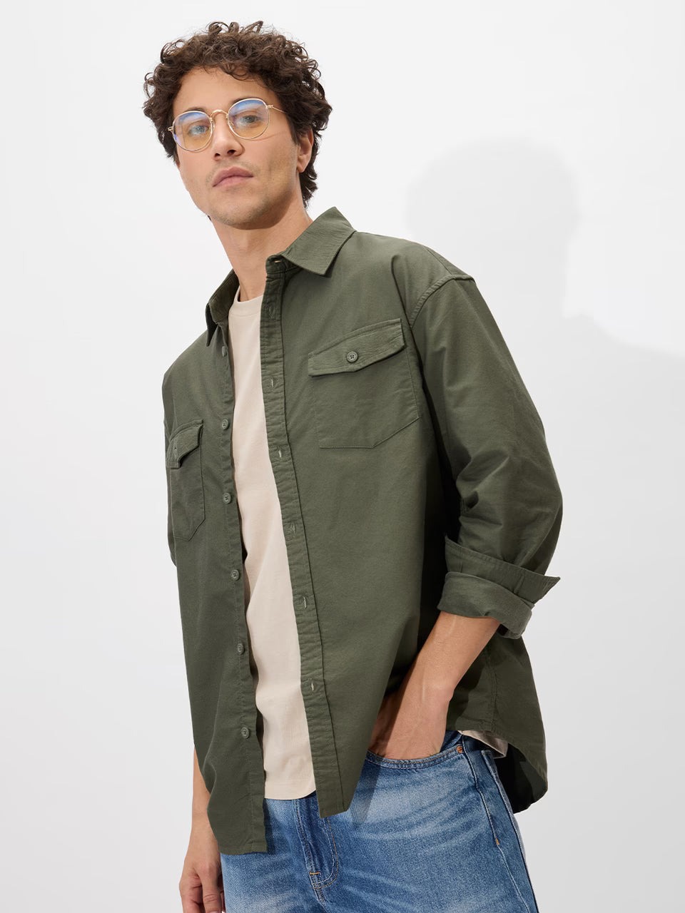 Solids: Olive Green