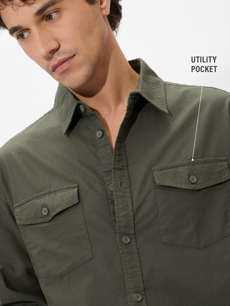 Solids: Olive Green