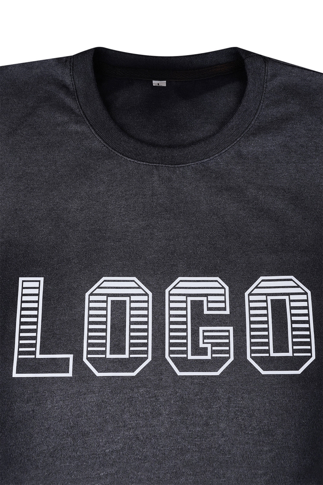 Sun-Faded Stone Boxy Tee