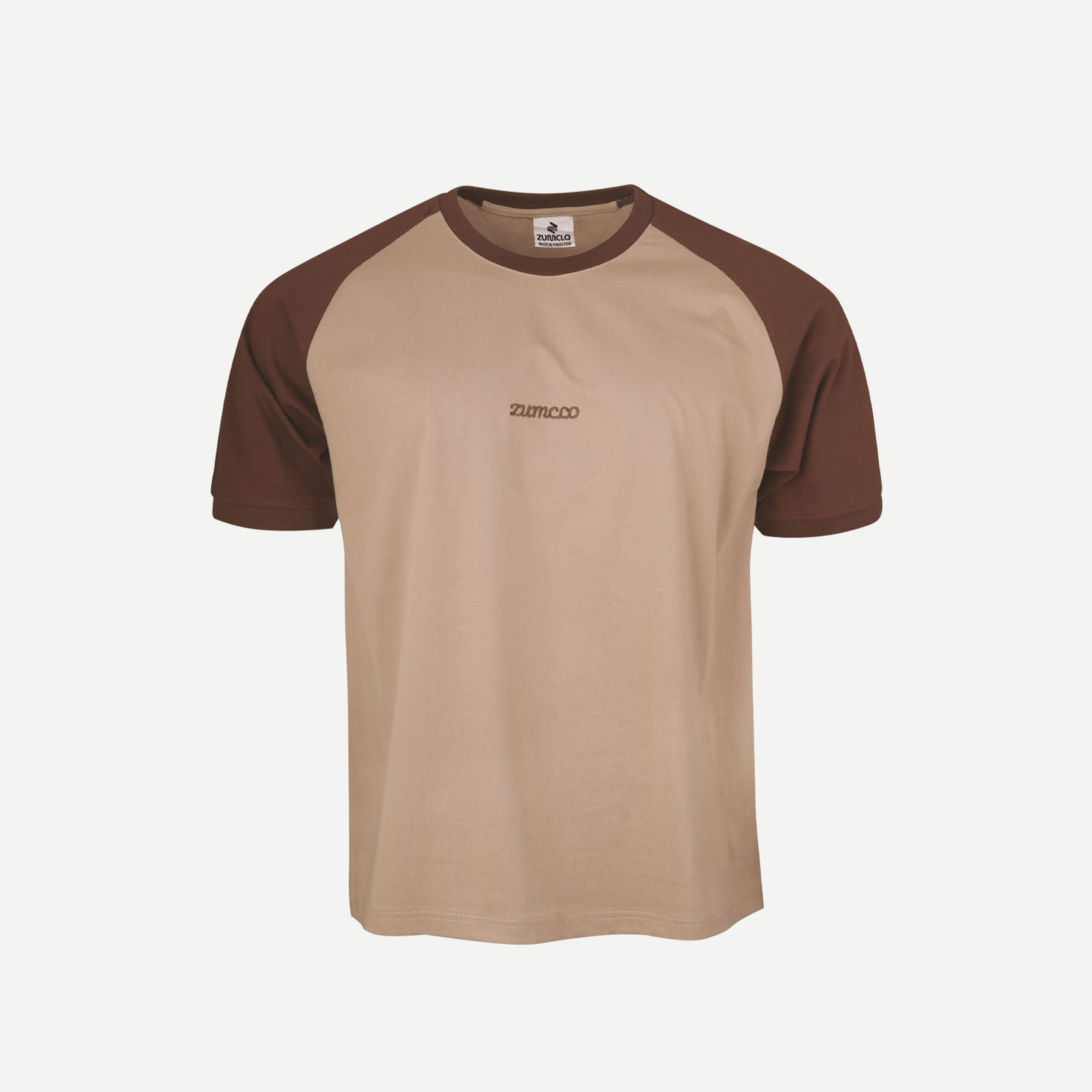 Earth-Tone Raglan Tee