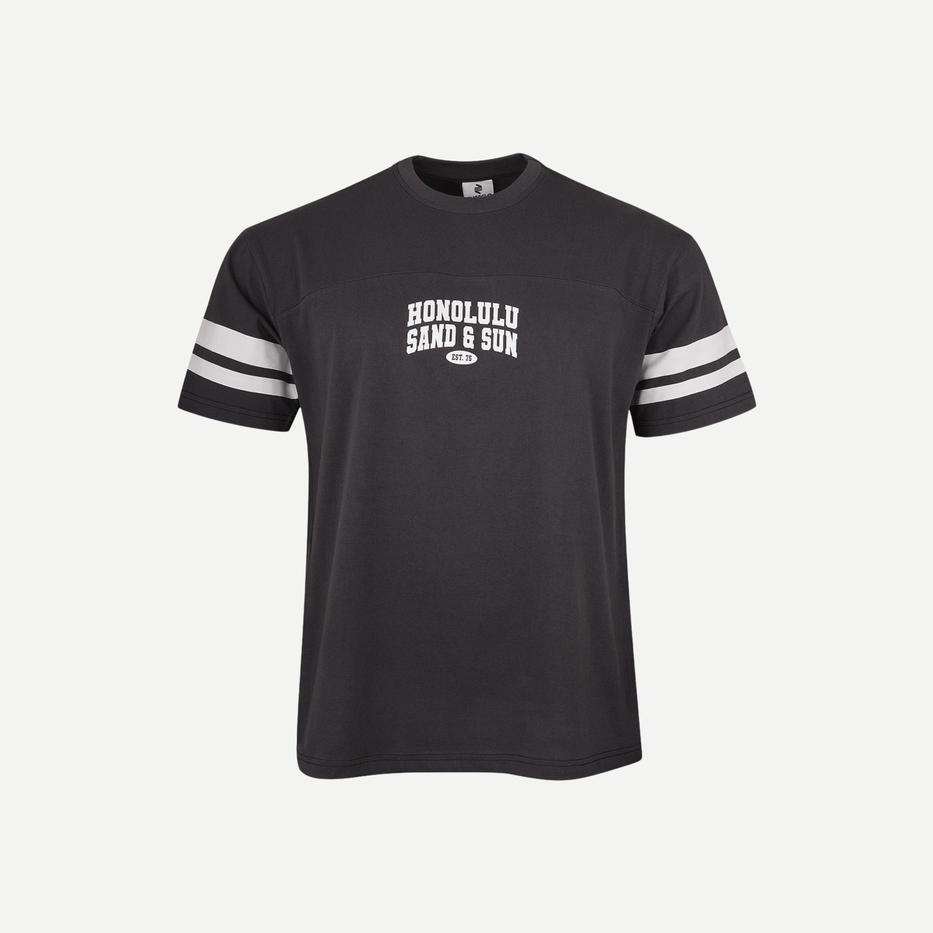 Charcoal Varsity Honolulu Tee