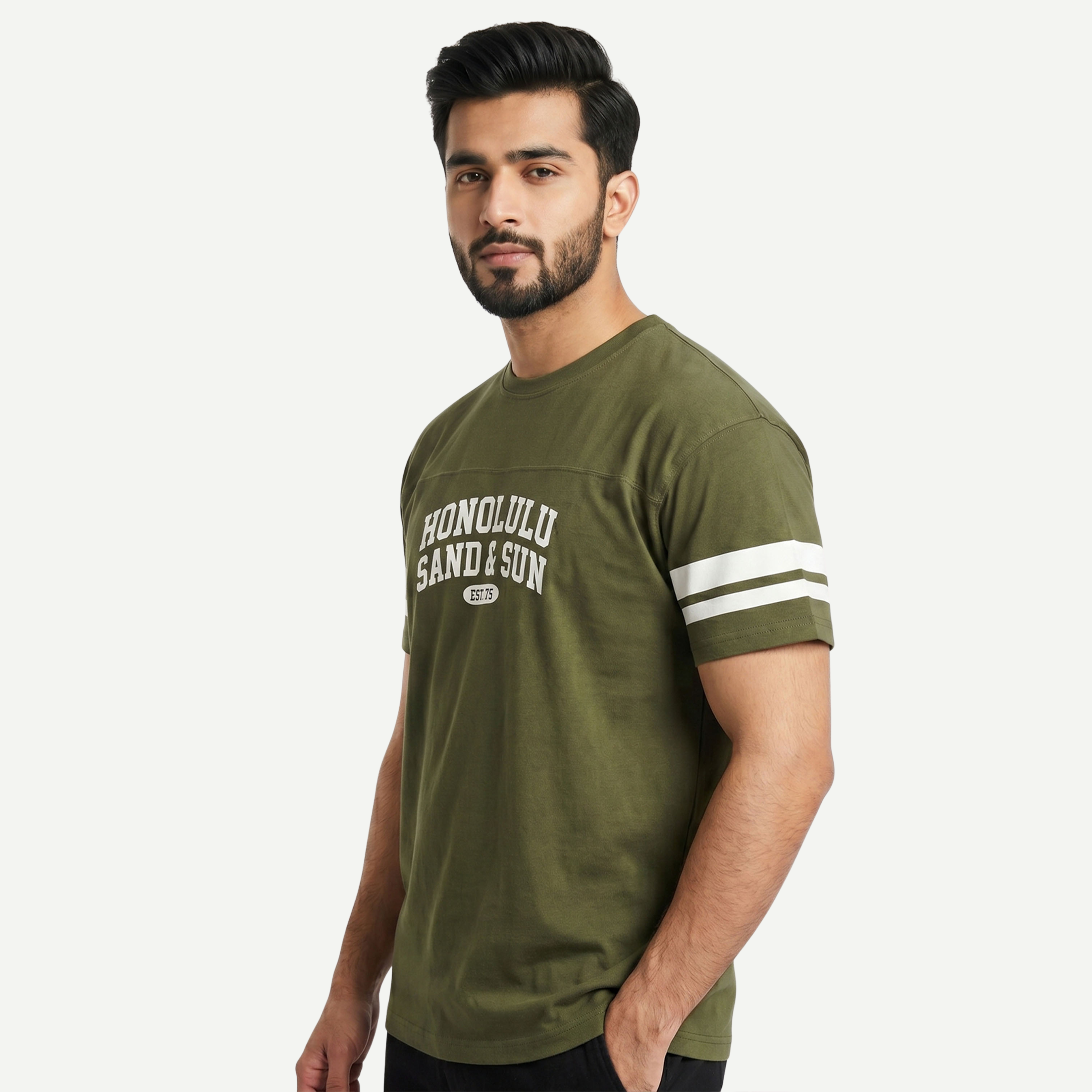 Olive Varsity Honolulu Tee